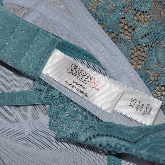 NEW Gilligan & O'Malley Blue Lace Bralette - Picture 5 of 7